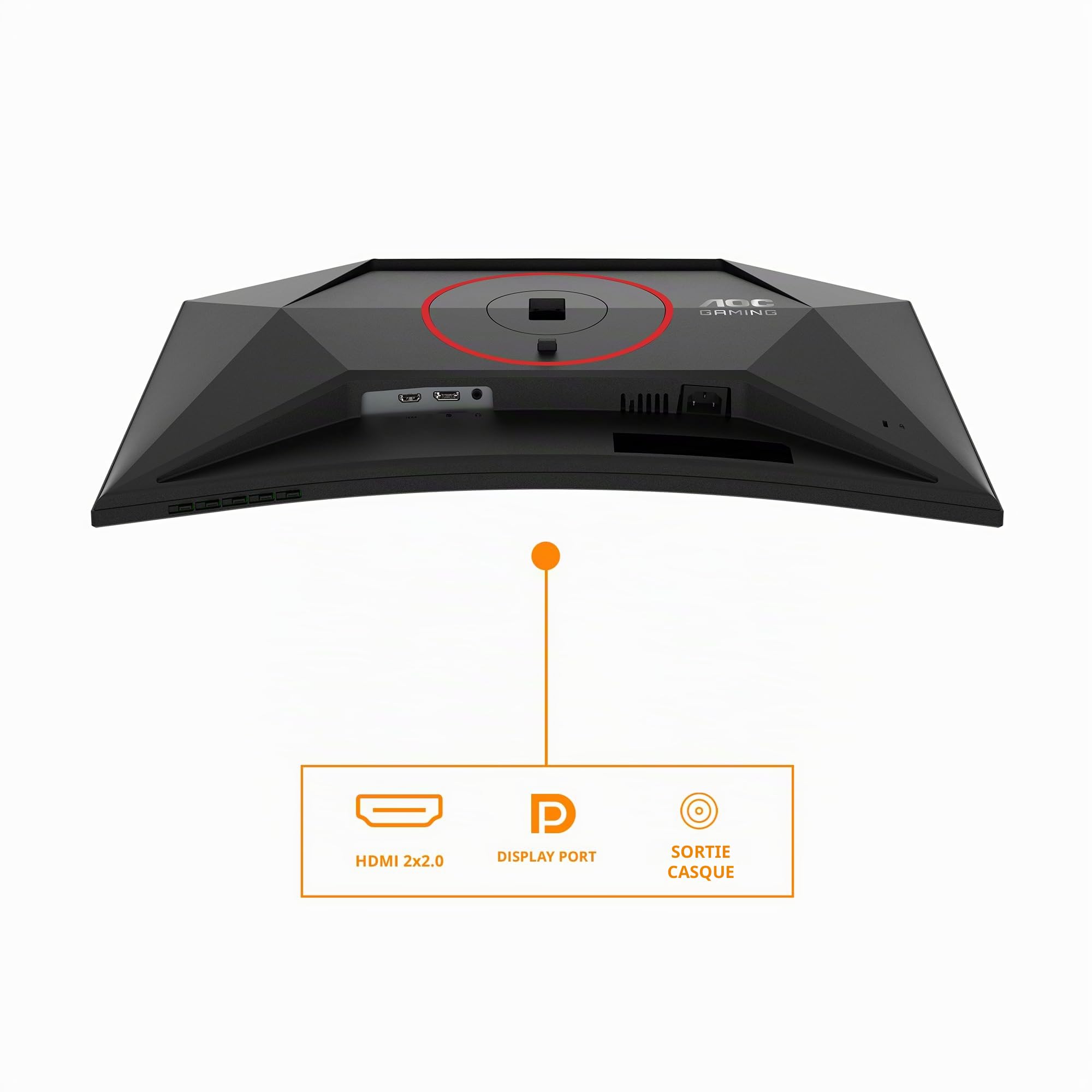 AOC Gaming Moniteur Incurvé, C27G4Z2 27 pouce 260Hz Fast VA Dalle, 1ms GtG, HDR10, FreeSync Premium , Ajustable en hauteur, (1920x1080 HDMI 2x 2.0 DP 1x 1.4) Noir