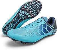 Ifrich Track Spikes Shoes for Men Women Kids - 8 Replaceable Spikes, Lightweight Breathable Racing Sneakers for Track & Field