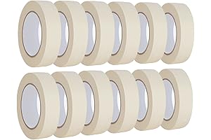 12 Pack 1 Inch Masking Tape by Lazybug Studio: A Multipurpose Adhesive...