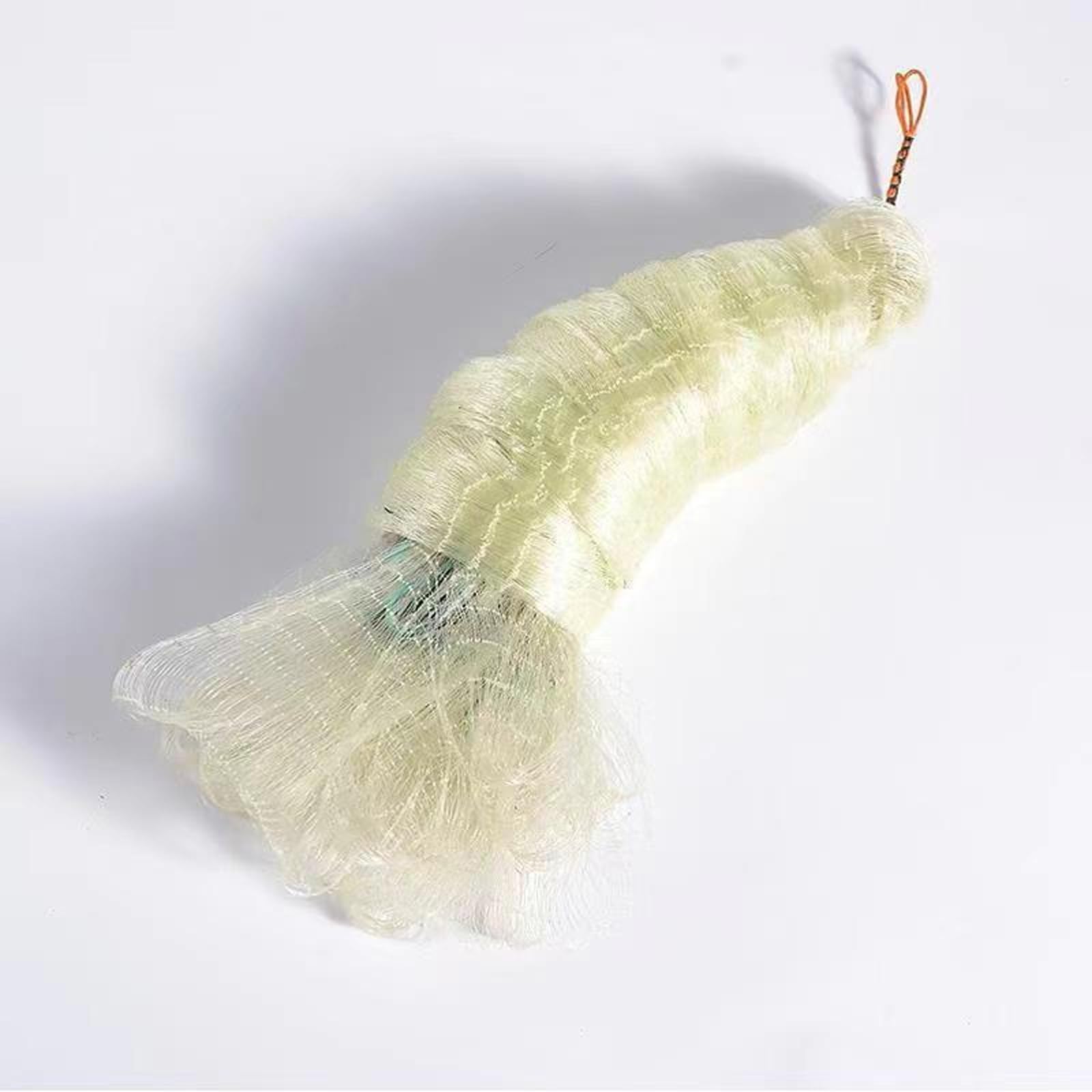 Lawaia Red de pesca de fundición tradicional, fácil de usar, material de monofilamento, duradero y eficiente, ideal para peces de agua dulce y salada, camarones, pececillos