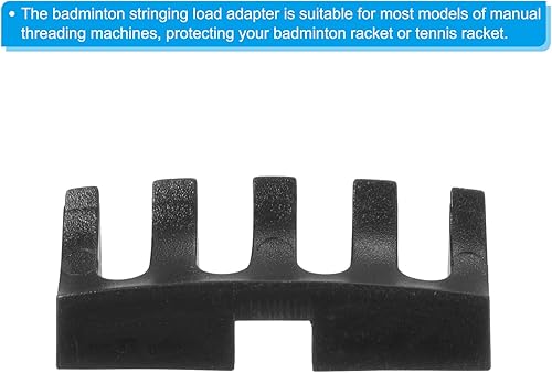 Miniatura 4 de PATIKIL Esparcidor de carga de raqueta de bádminton, adaptador de carga de raqueta integrado de alta libra, herramienta de encordado