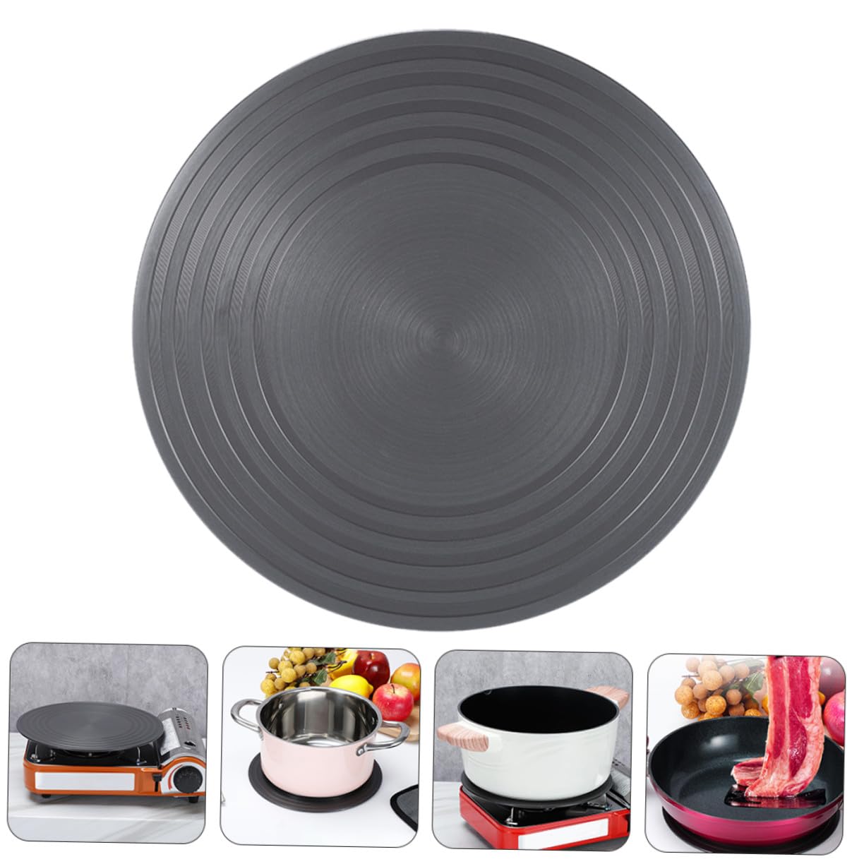 POPETPOP Piastra Diffusore Calore per Gas Protezione Pentola da Bruciature Riduttore Fiamma e Scongelamento Rapido Accessorio per Cucina e