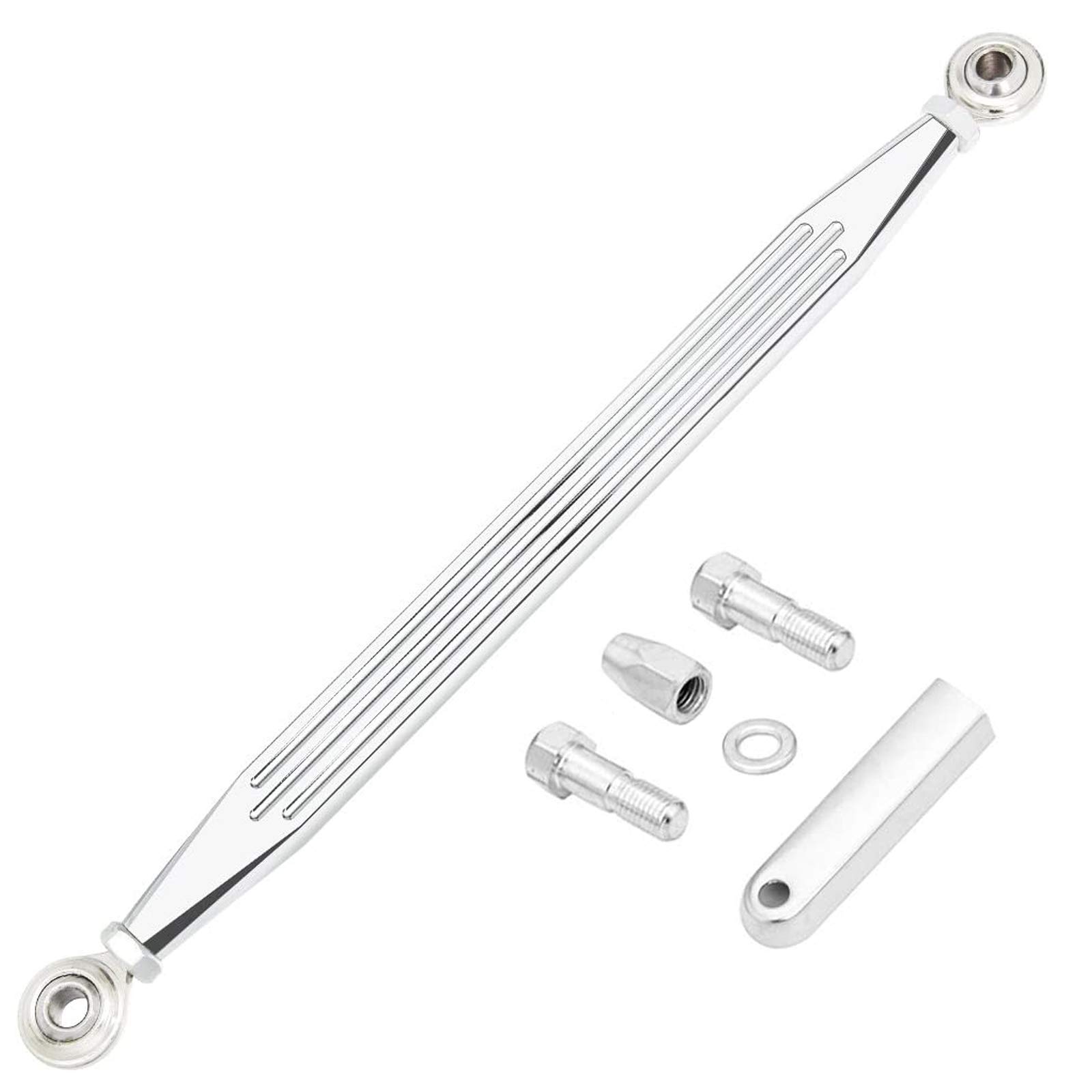 SOPINEKO Shift Linkage Gear Shifter Levers for Harley Touring Electra Street Road Wide Tour Glide Road King Trike(Three Lines&Shrome)