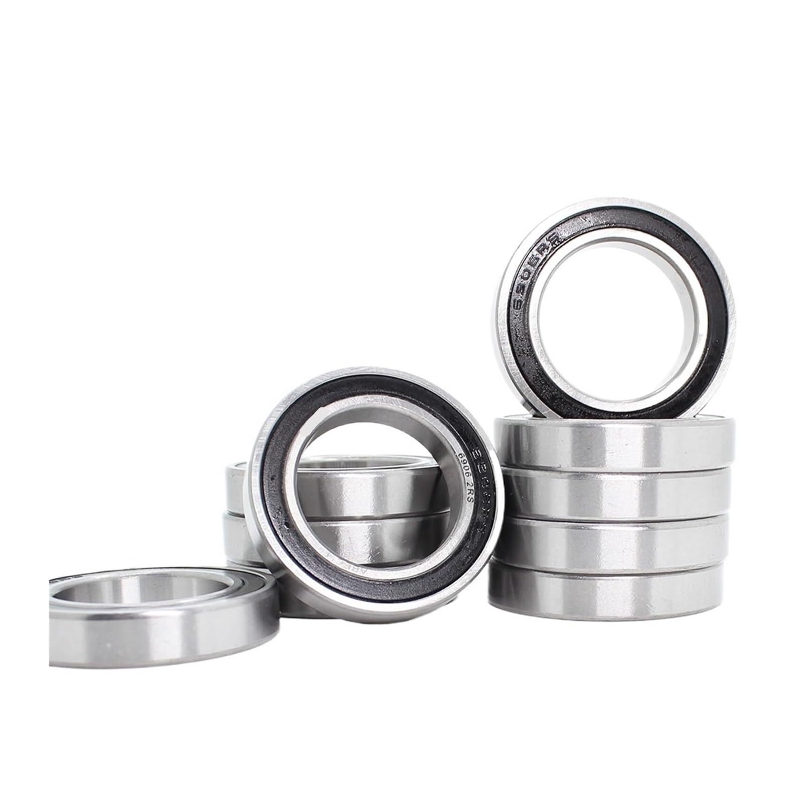 Bearings, 6906-2RS Bearing ABEC-1 (10PCS) 30x47x9 Mm Thin Section 6906 2RS Ball Bearings 6906RS 61906 RS
