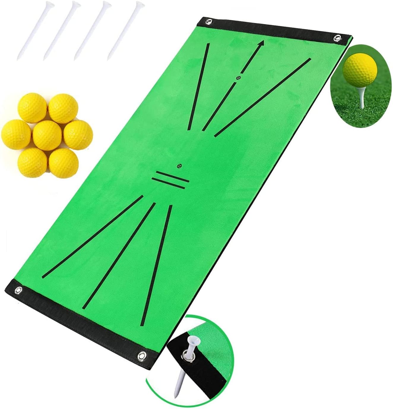 Golf Training Swing Mat, Swing Detection and Hitting Enthusiasts, ACU