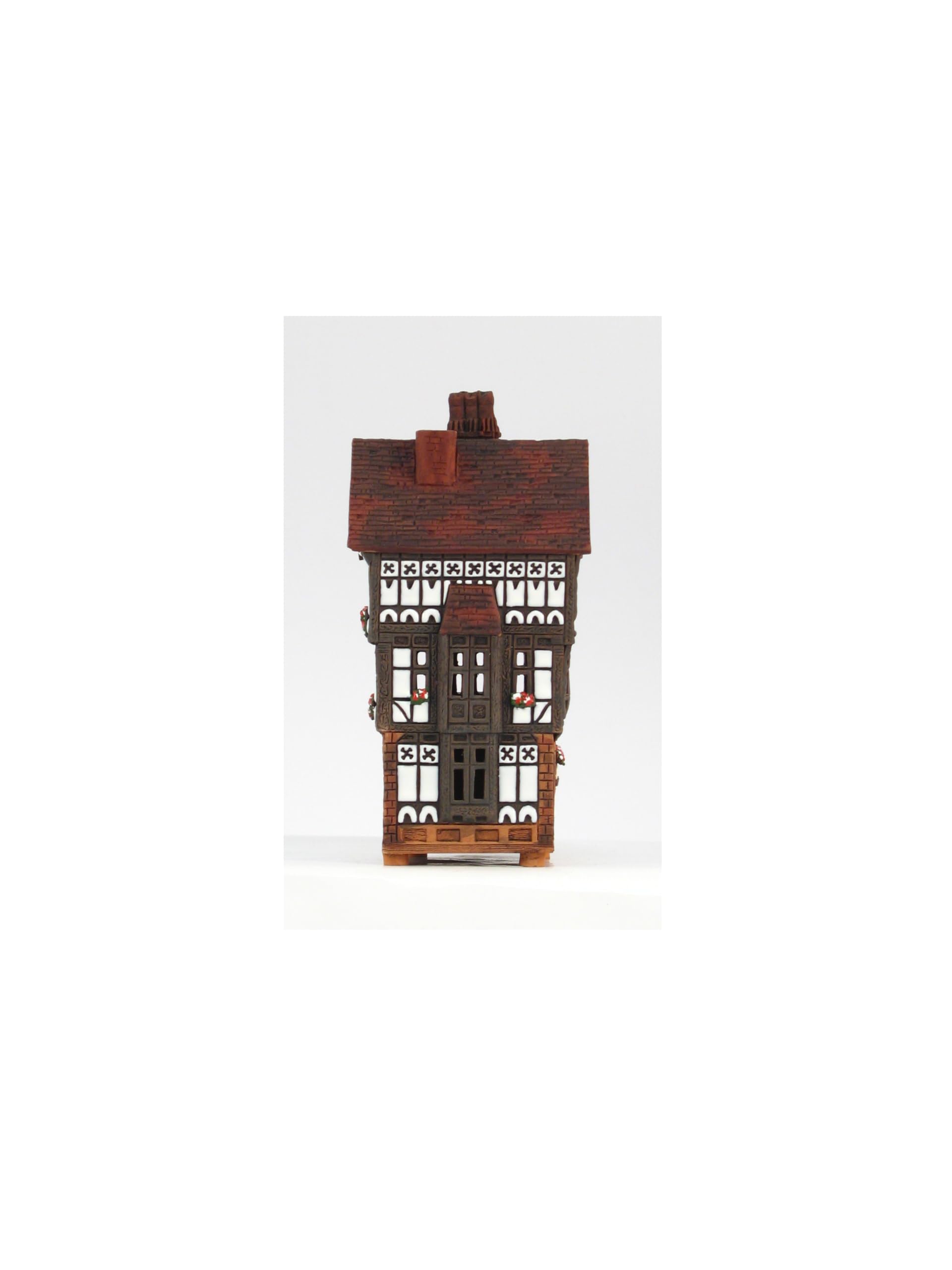 C336AR - Casa de luz de cerámica con aroma a mano, diseño de casa histórica en Chester, Inglaterra