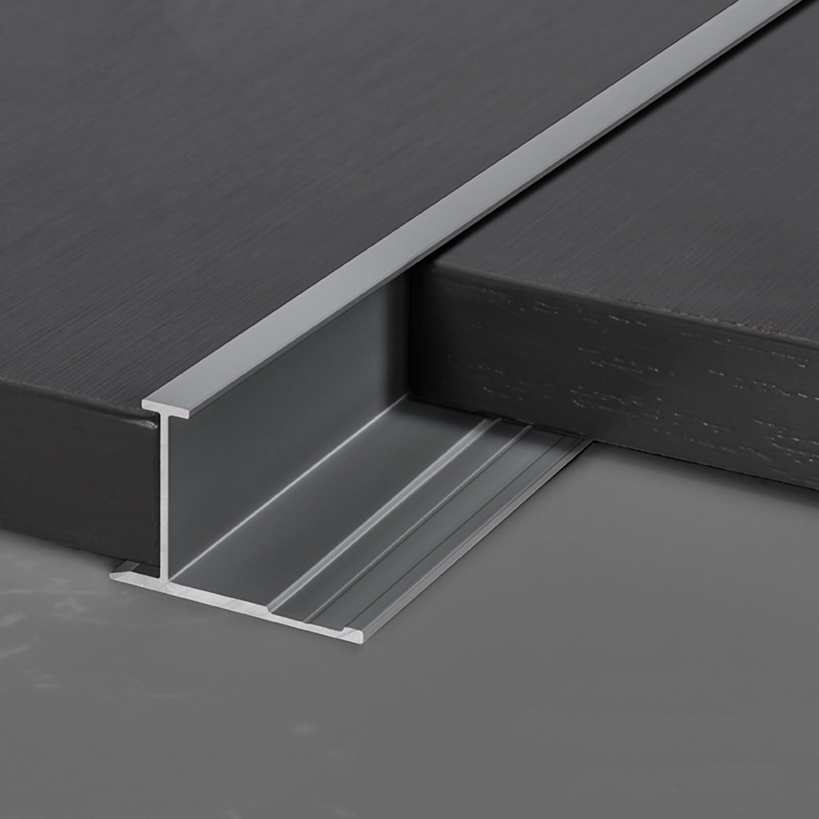 Aluminiowa listwa montażowa, listwa wykończeniowa do paneli ściennych, podłogi, listwa przypodłogowa – dekoracyjna listwa metalowa do przejść i fug (6 sztuk, każda 90 cm) Rozmiar: 4 mm, kolor
