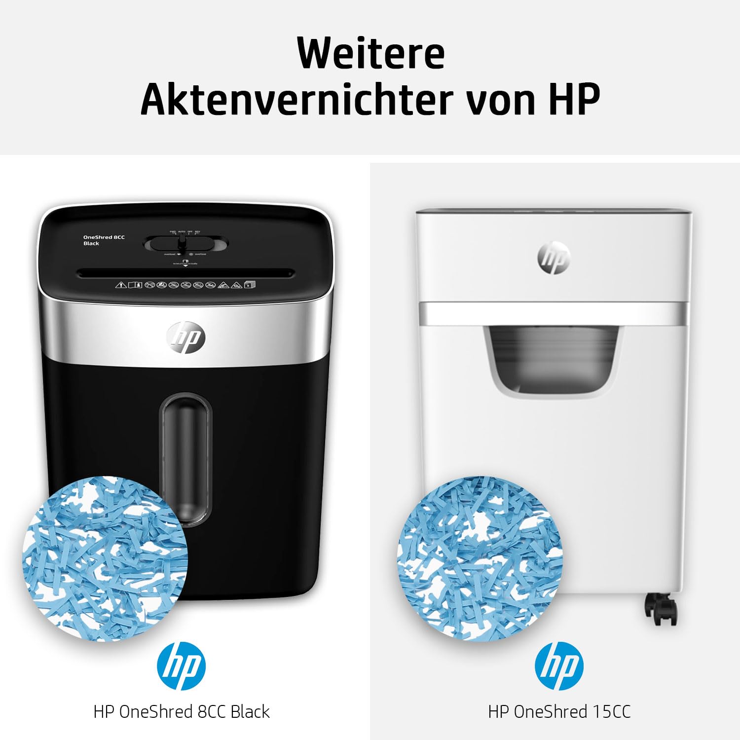 HP OneShred 8CC papirmakulator Delvist