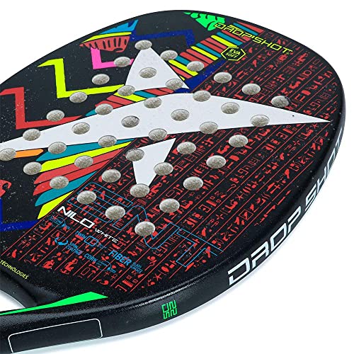 Raquete De Beach Tennis Drop Shot Nilo White Bt