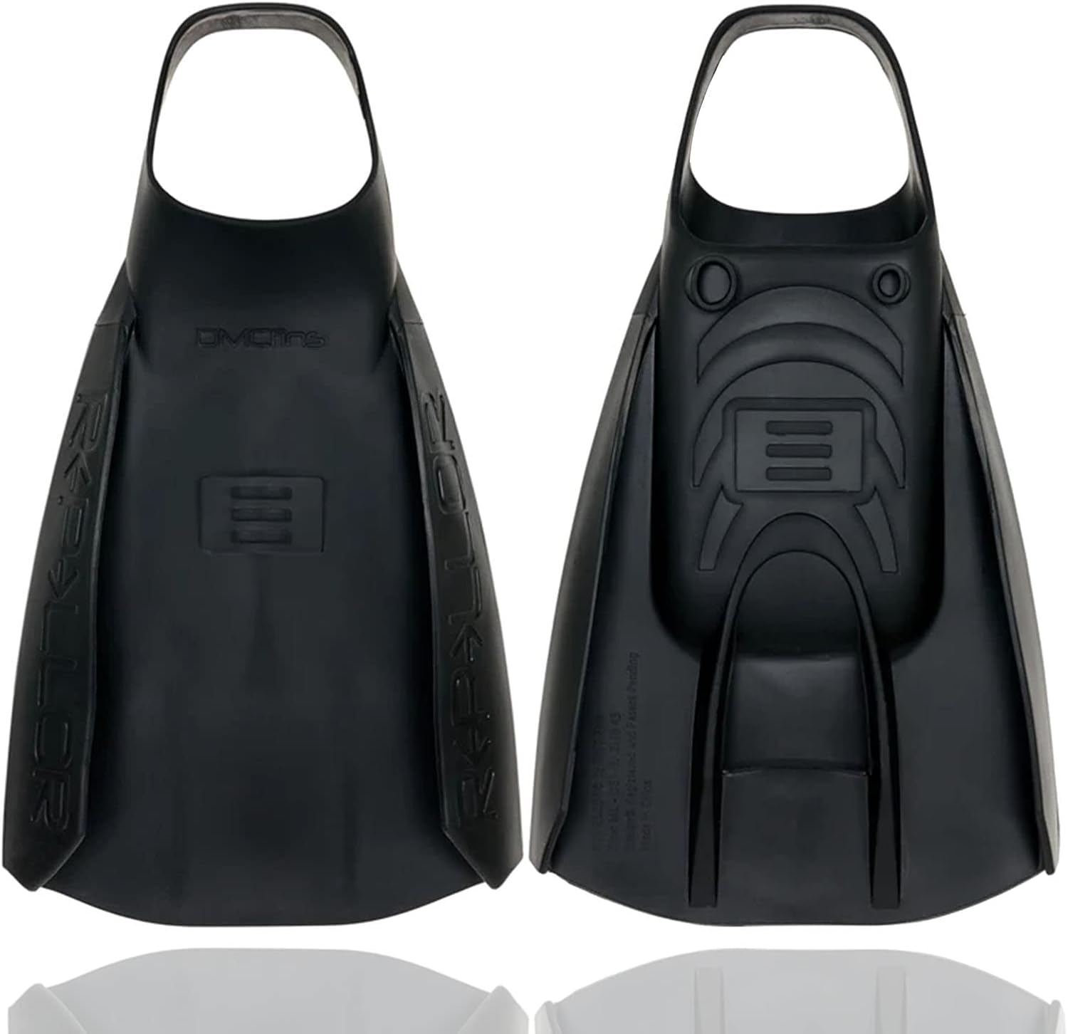DMC Repellor Silicone Swimfins - Black DFord Model - S