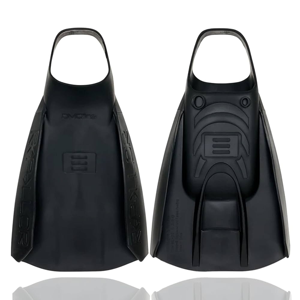Amazon.com : DMC Repellor Silicone Swimfins - Black DFord