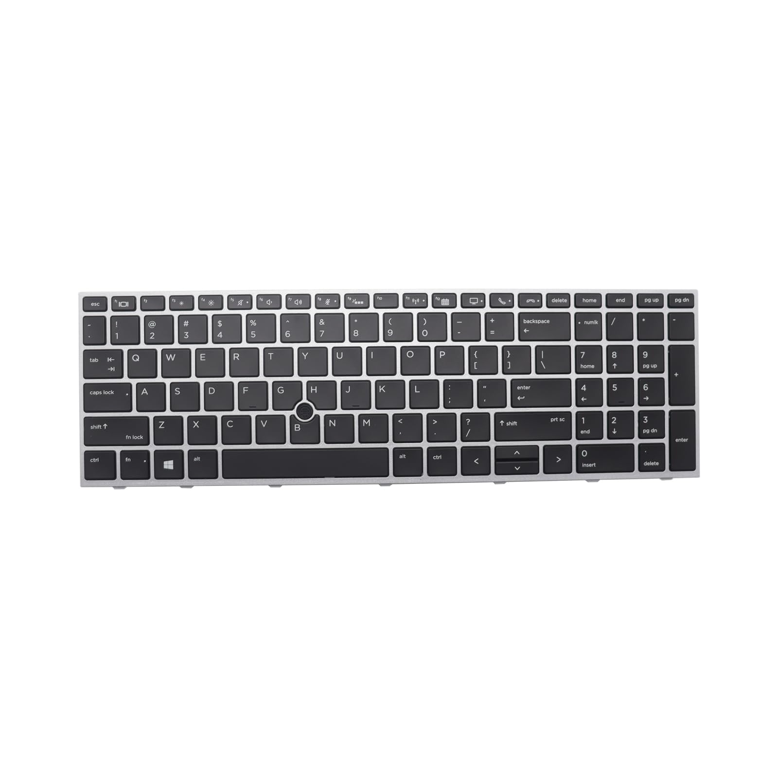 New Backlit Laptop Keyboard Replacement for HP ZBOOK 15 G5 G6 17 G5 G6 US Keyboard with Point L29635-001 L12765-001 L28407-001.