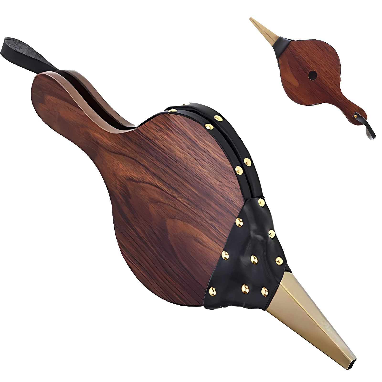 Fuelle De Soplado De Madera, Soplador De Chimenea Manual, Soplador De Aire De Madera, Para Barbacoas Al Aire Libre, Campamentos, Incendios En La Chimenea (Grande 43 × 19)