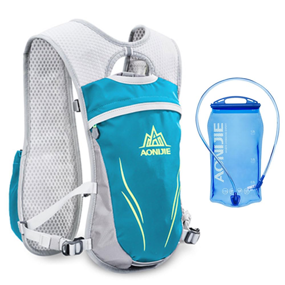 AONIJIE Gilet da corsa per donne e uomini, 5,5 l, leggero, per trail running, ciclismo, arrampicata