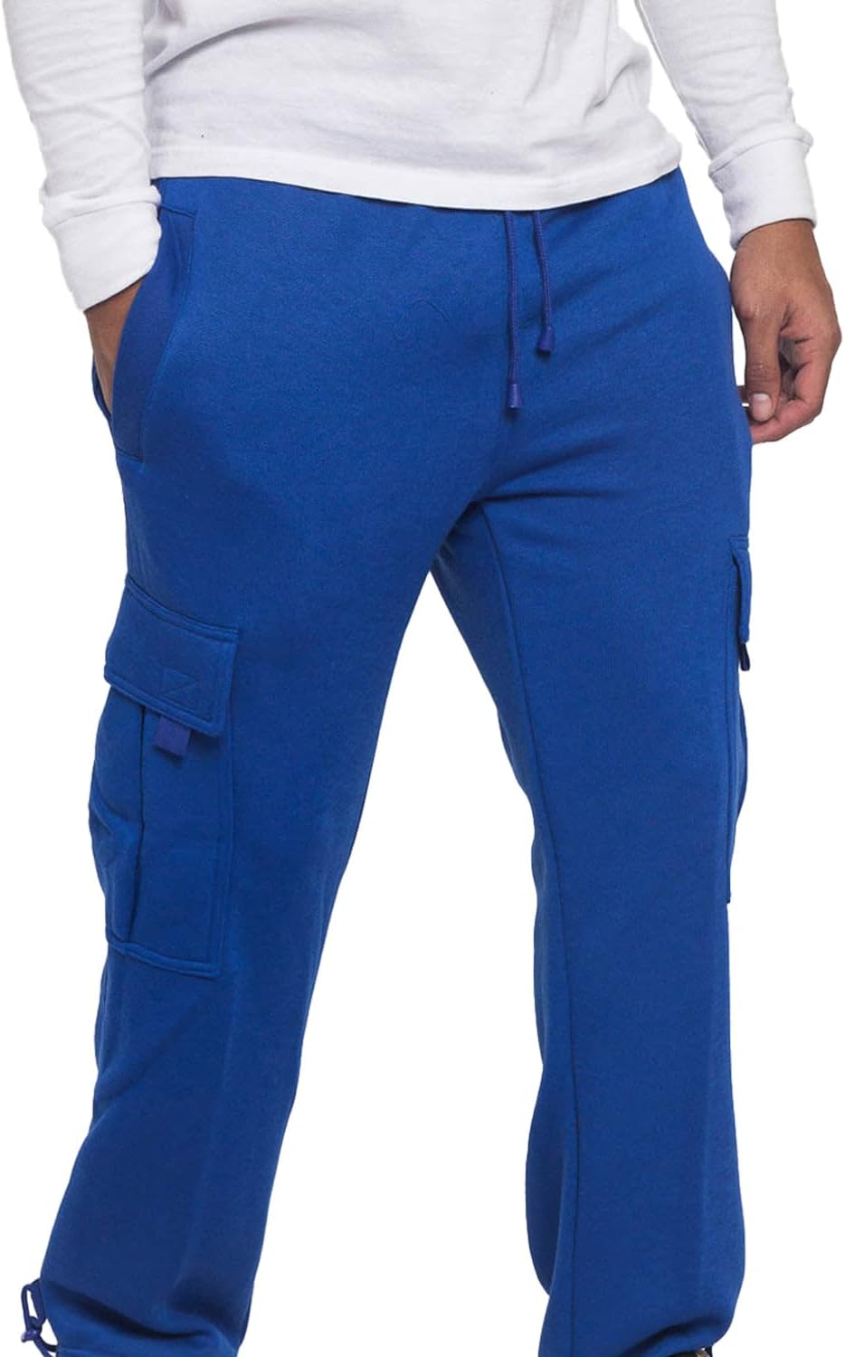 VICTORIOUS Men's Heavyweight Fleece Cargo Sweatpants - Image 4