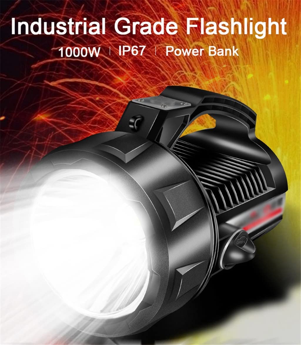 Ambertech 12000 Lumens Extérieure Ultra Lumineuse USB Rechargeable