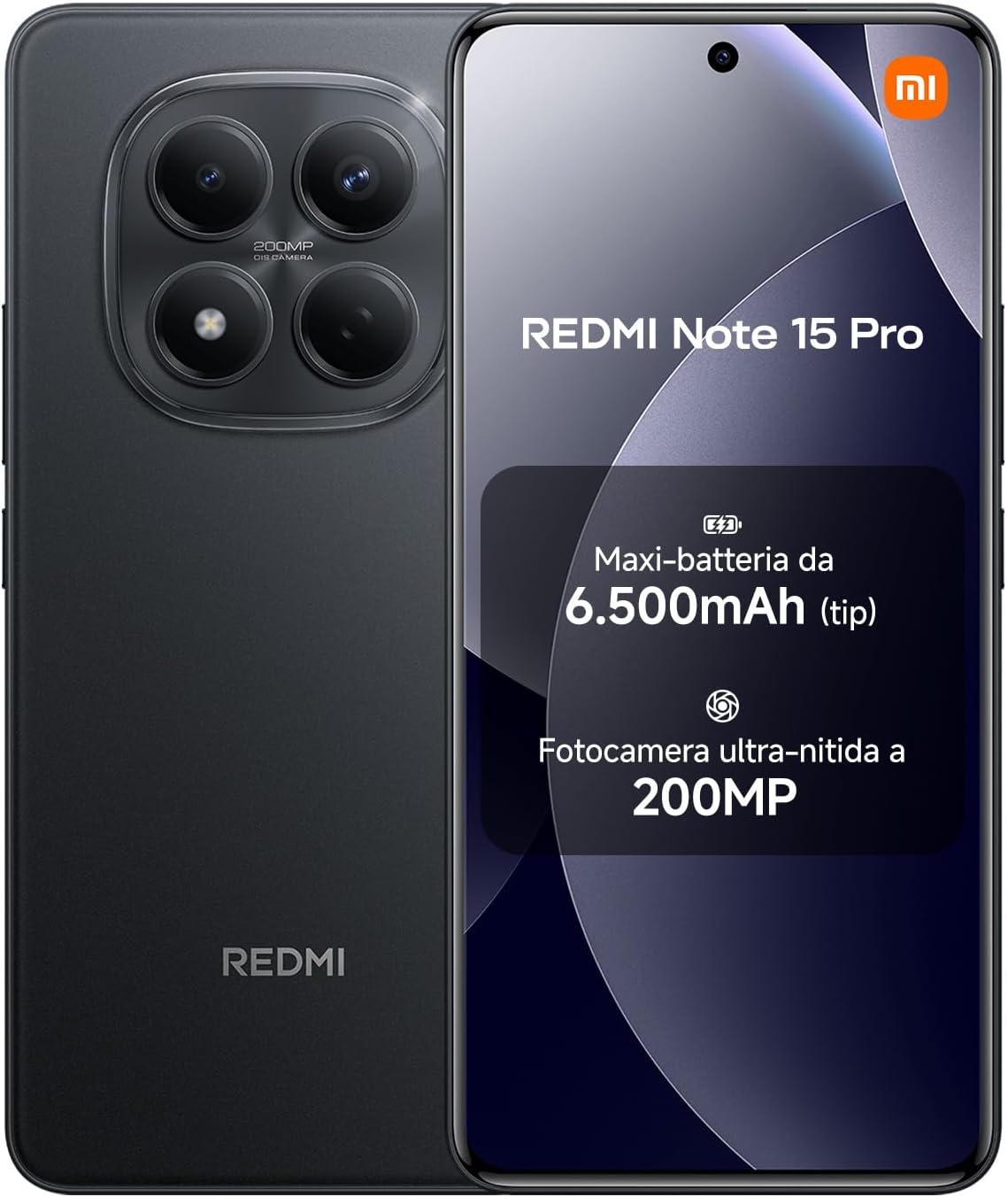 Redmi Note 15 Pro Nero con 12GB RAM e 512GB di memoria