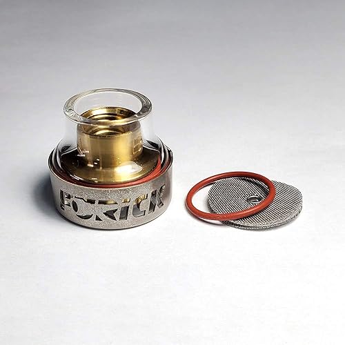 Miniatura 15 de Kit de copa de soldadura FUPA #12 Pyrex con cubierta de titanio (Paquete doble) - FU12KC - Furick Cup