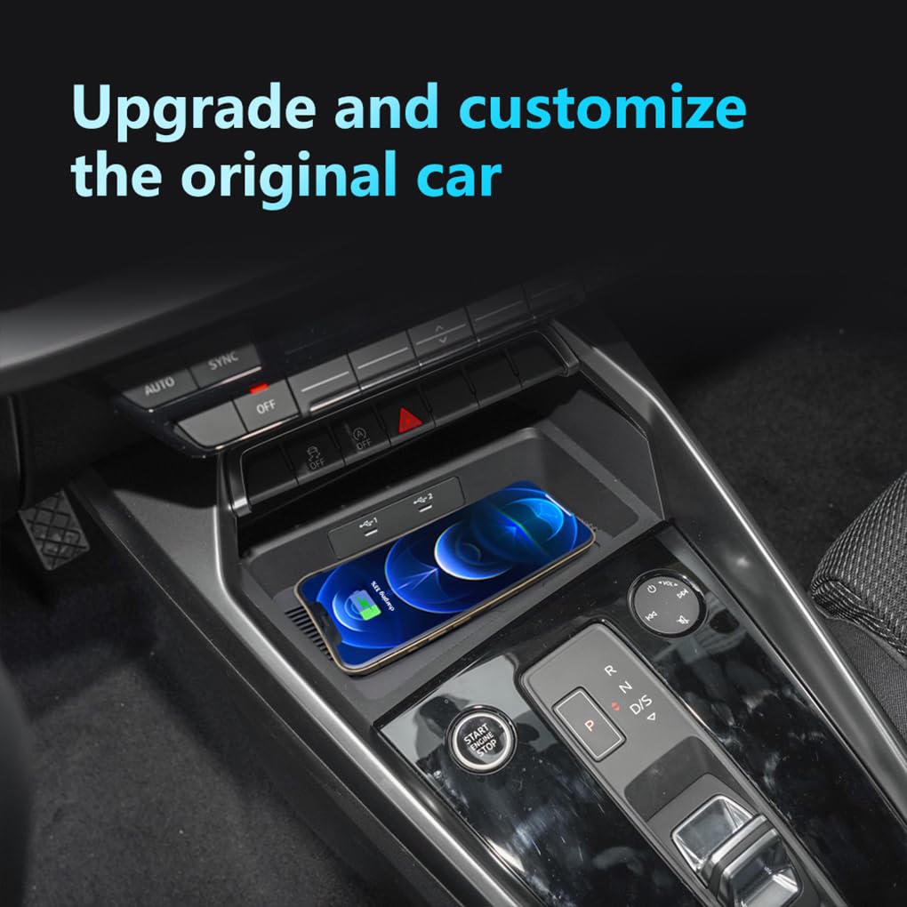 Cargador inalámbrico Duradero, Ajuste cómodo, Consola, 21-24 A3 S3 | smartphones A3 S3, carga inalámbrica, hecho para durar, cargador de coche para A3 S3