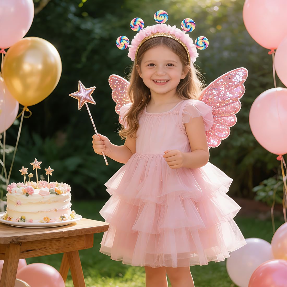 Cukierkowa opaska na włosy, na karnawał, dla kobiet, słodka ozdoba na głowę, cukierki lollipop, tęczowa opaska do włosów, urocza cukierkowa opaska do kostiumu, akcesoria na karnawał imprezę tematyczną