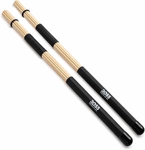 ROSS Percussion Bamboo Drumstick Brushes 16 Inch Multi-Rod Brushes for Cajon Drum Set Jazz Blues Acoustic Playing