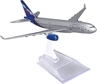 Aircraft Model Toy, Alloy Decorative Flying Display Airplane Model Aircraft Model Building Kit Alloy Diecast Airplane Model Plane Model for Children Adults for Collection and Gift
