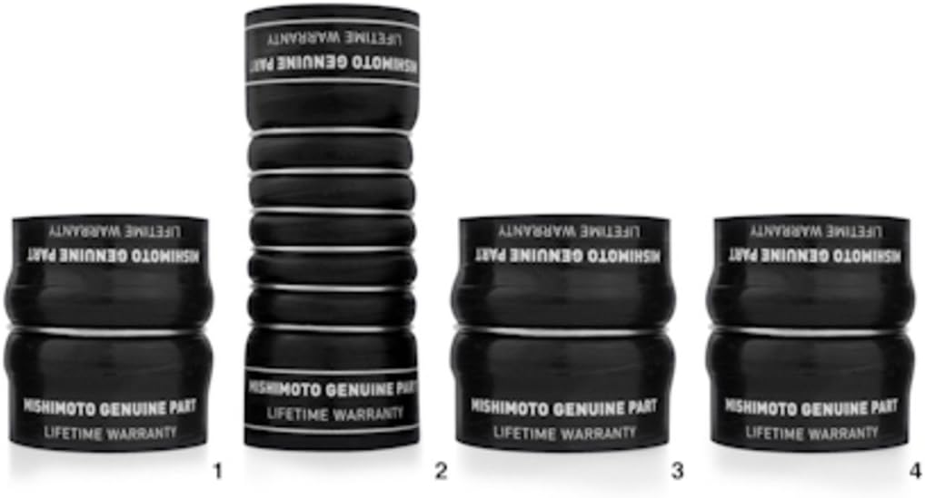 Mishimoto MMBK-RAM-07BK Factory-Fit Boot Kit Fits Dodge Ram Cummins 6.7L 2007.5-2009 Black