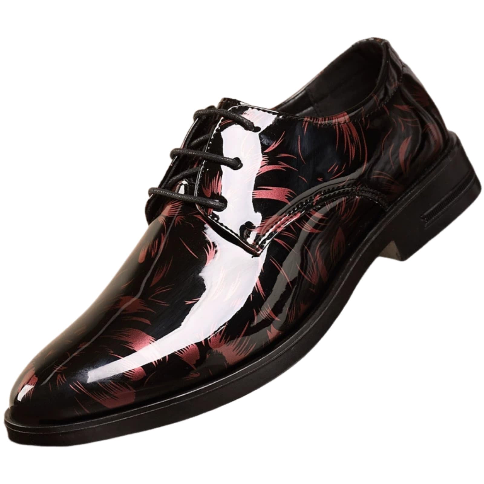 Zapatos de vestir para hombre Surwin estilo Derby con cordones en negro talla 42 8