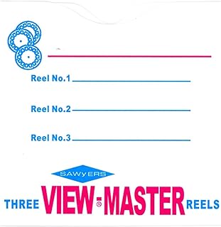 3 Reel Sleeves for View-Master Packets - USA - Sawyers - Pack of 25 - NEW
