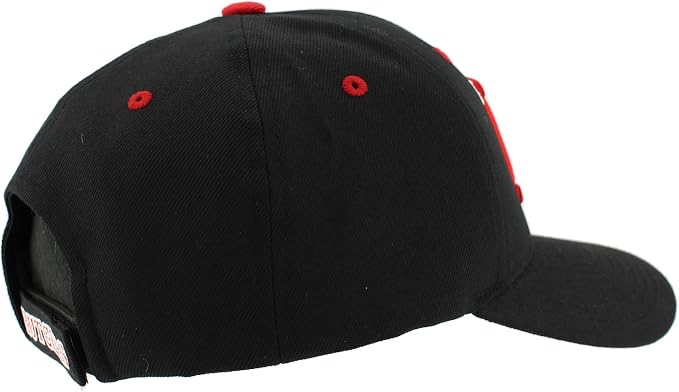 Gorra snapback unisex NCAA oficial negra miniatura 3
