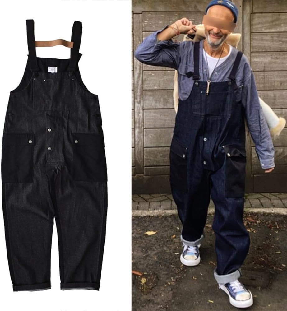 Men's Work Suspenders Pants American Jeans