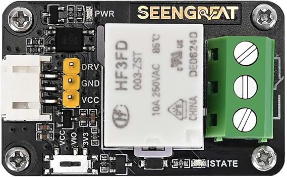 1-Channel Relay Board for Raspberry Pi, 3.3V/5V Relay Module with Optocoupler Isolation, Compatible with Raspberry Pi Zero/3B/4B, STM32, ESP32, Fits Arduino