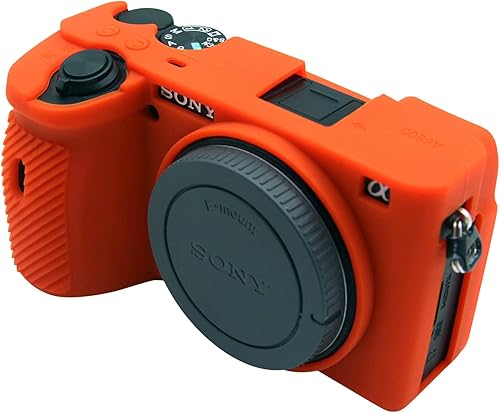 Miniatura 8 de Easy Hood Funda para cámara Sony A6600 Alpha 6600 ILCE-6600 sin espejo, antiarañazos, ajuste delgado, funda protectora de goma de silicona suave