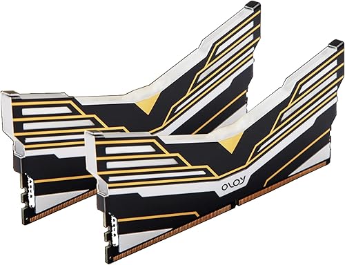Miniatura 6 de OLOy DDR4 RAM 64 GB (2 x 32 GB) Warhawk Aura Sync RGB 3200 MHz CL16 1.35V 288-Pin Desktop Gaming UDIMM (MD4U3232161DCWDA)