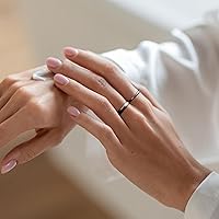 Vista 39 de King Will Alianza de boda de carburo de tungsteno para hombres y mujeres, anillos de promesa para parejas abovedados de alto pulido Plata-8 mm.