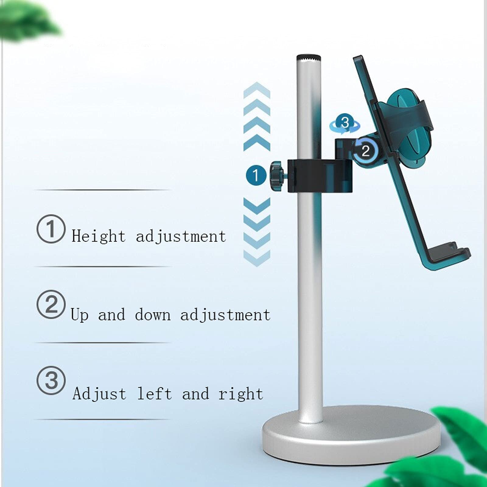 Leggio per spartiti Portatile Leggio per spartiti da Tavolo con Luce a LED, leggio per Libri Portatile Supporto per spartiti da Viaggio Leggero e Regolabile per chitarristi, violinisti