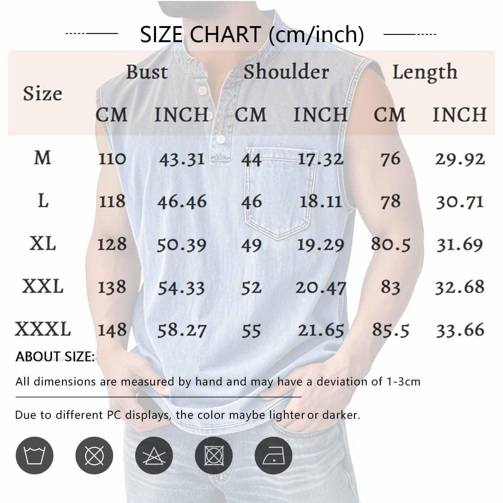 DéBardeur De Sport Homme éTé DéContracté Gilet Henley Musculation Bouton Col en V LéGer Tank Top Unie T-Shirt sans Manche Homme MuscléS Vacances Gilets avec des Poches