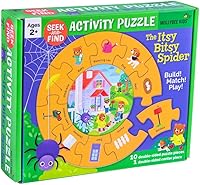 Vista 7 de MOLLYBEE KIDS Parque de rompecabezas de actividades Seek-and Find, 2 años, primer rompecabezas, 11 piezas, doble cara