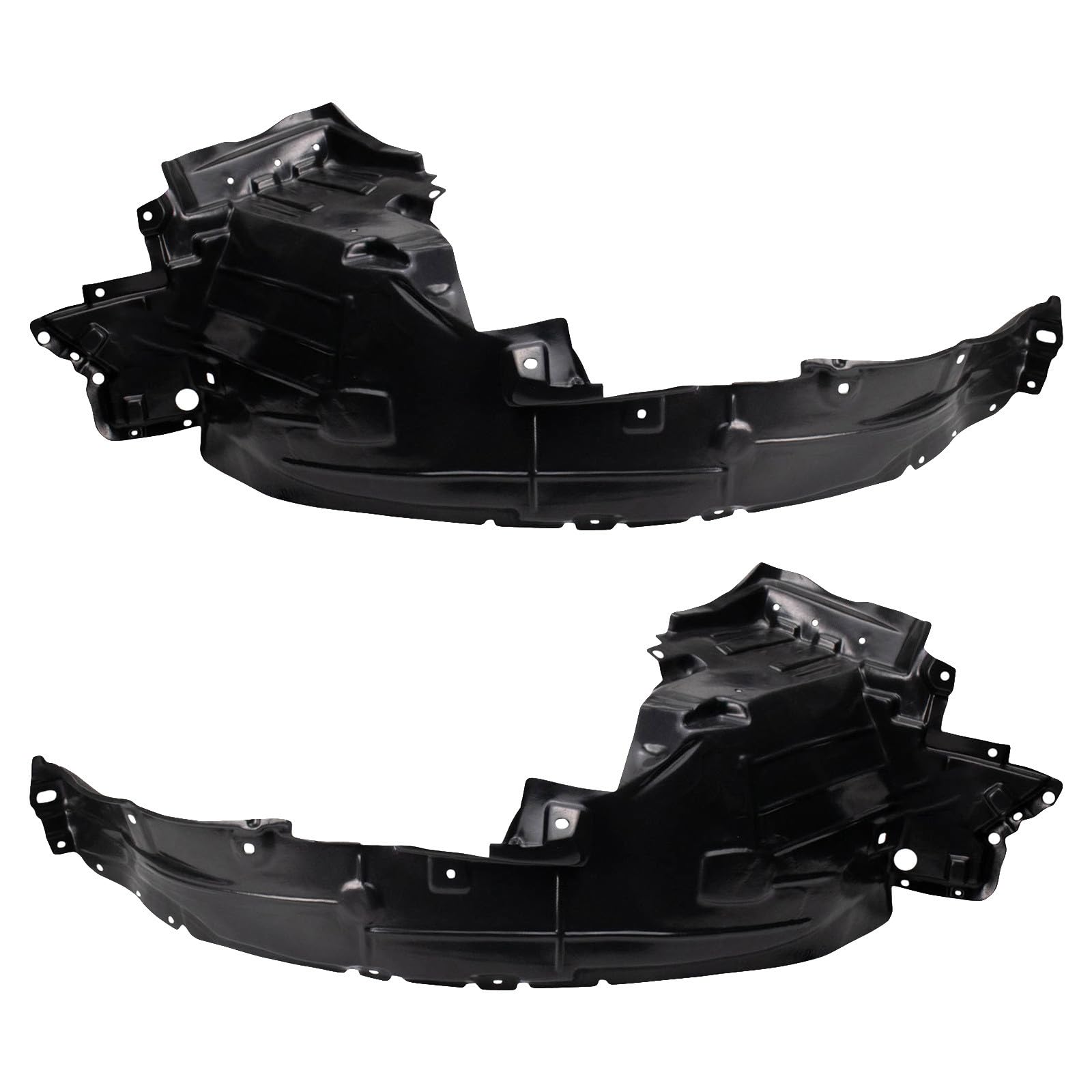 TRQ Front Inner Fender Liner Set | For 2015-2017 Nissan Versa Note NI1248156 NI1249156