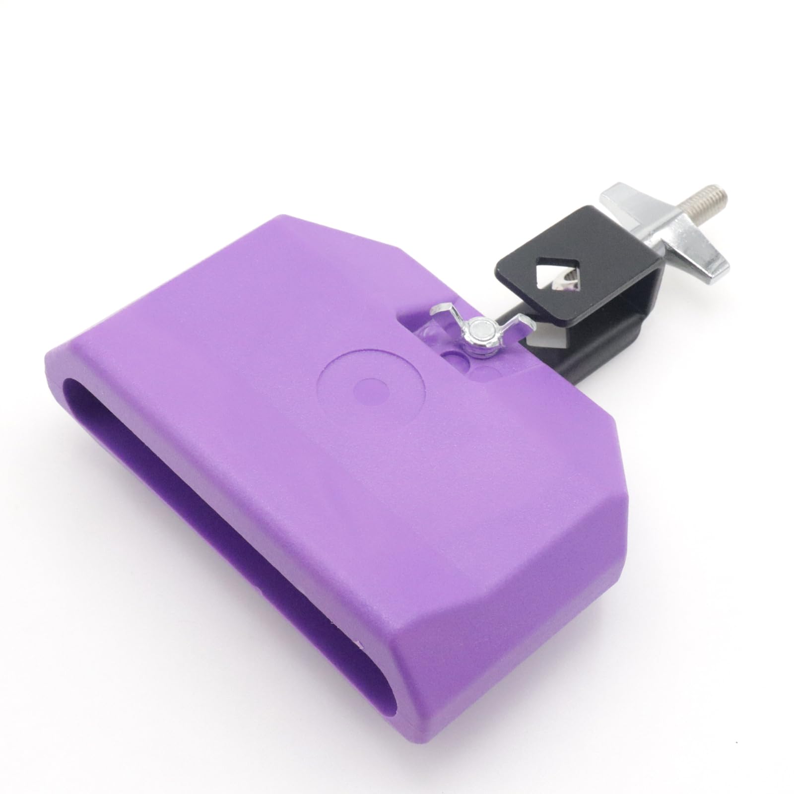 Cashbeat 5" Jam Block, Purple Plastic Musical Percussion Blocks, Adjustable Mounting Bracket, Latin Drum Instrument Compatible for Various Music Genres, Enhancing The Rhythm of Musical Performance