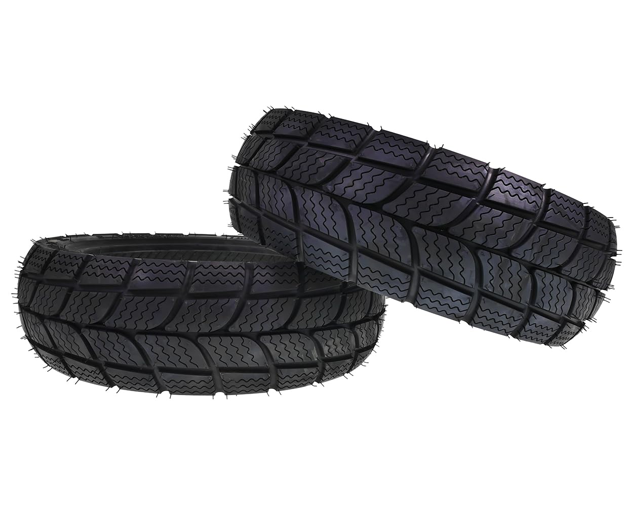 KENDA Winter Roller Reifen Set Satz für Kreidler, Kymco, Linhai (120/70-12 + 130/70-12) M+S