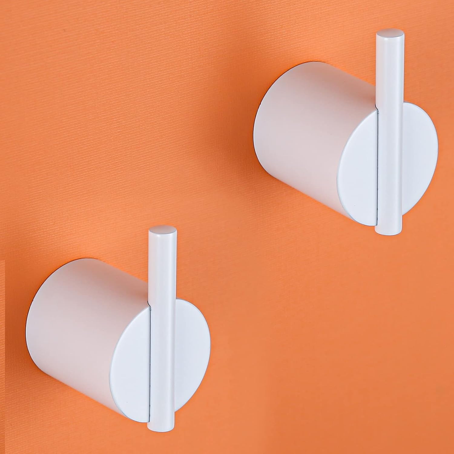 RANDOM Towel Hooks White Wall Hooks Individual Coat Hooks Stainless