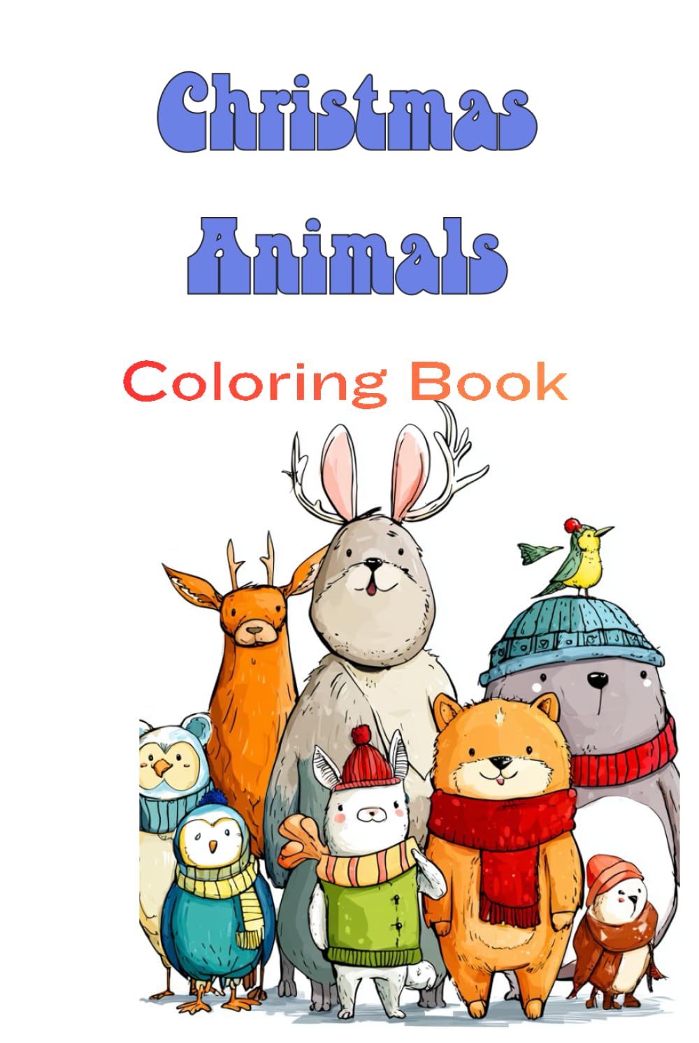 Christmas Colouring Book - Animals