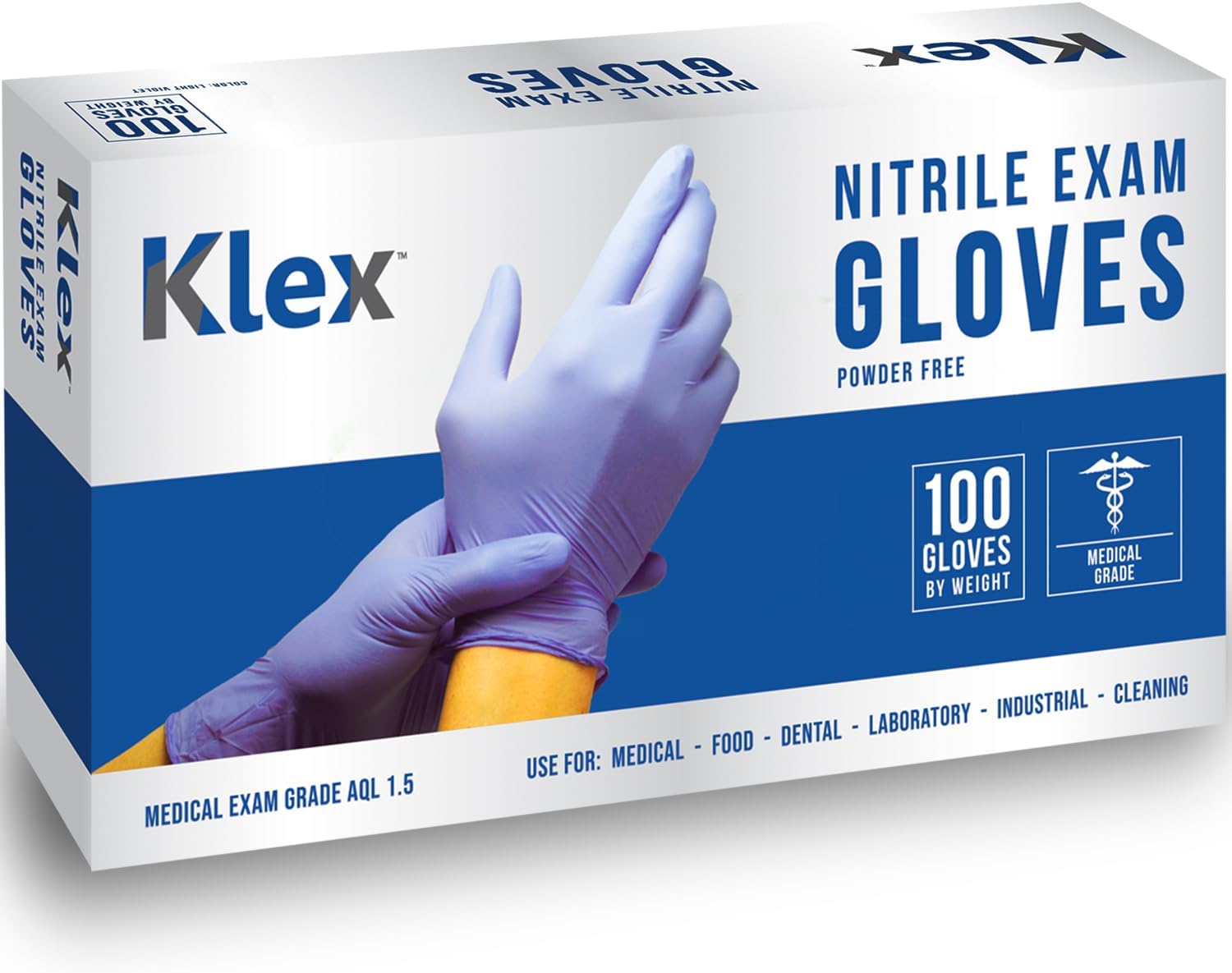 Purple Nitrile Exam Gloves