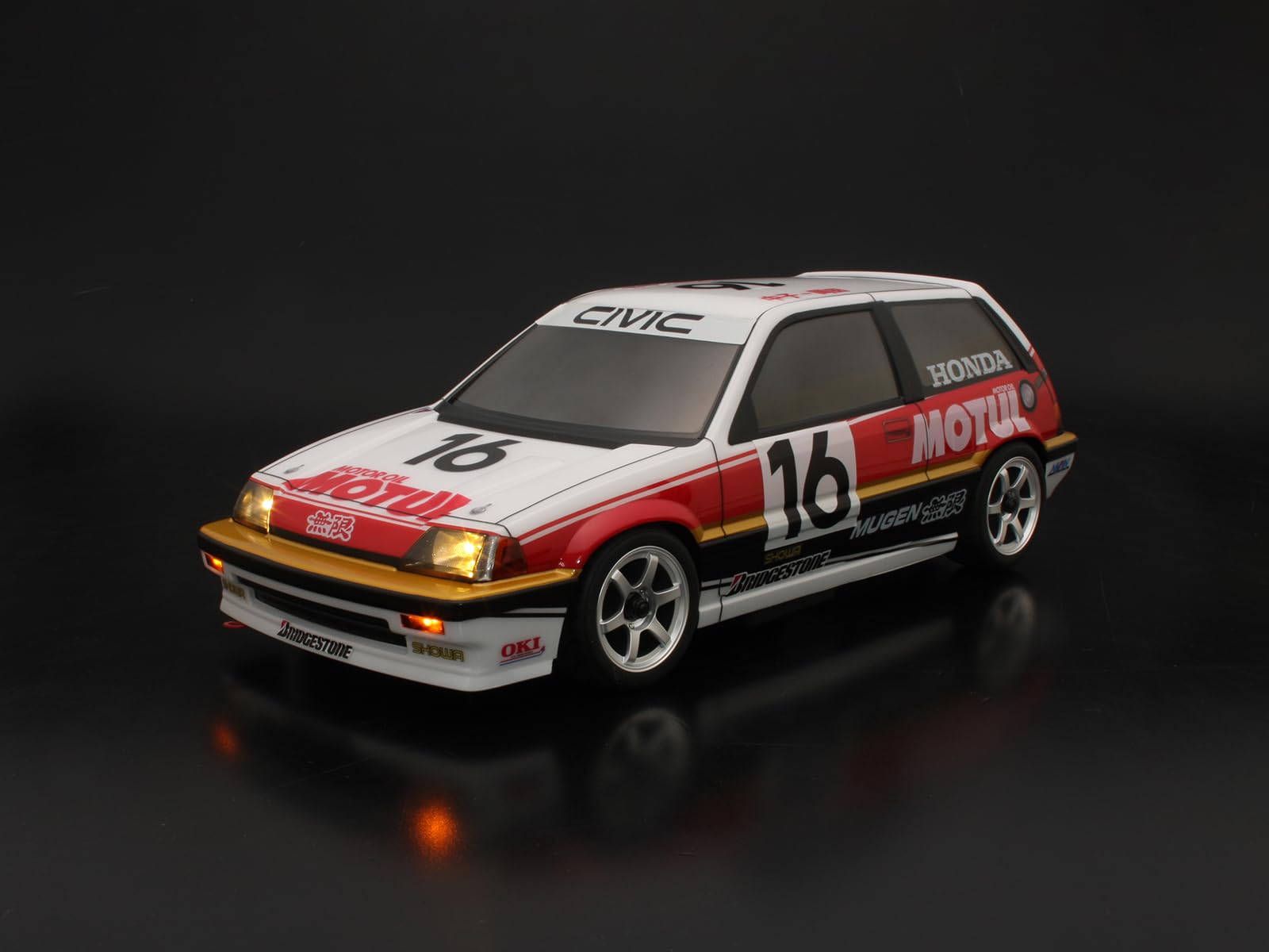 Amazon.co.jp: ABC HOBBY ガンベイドFF 225 MOTUL 無限 シビック 電動