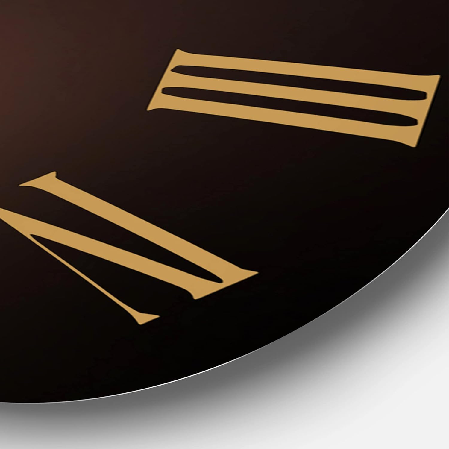 Modern Wall Clock 'African American Woman with Turban V' People Large Wall Clock for Bedroom Decor