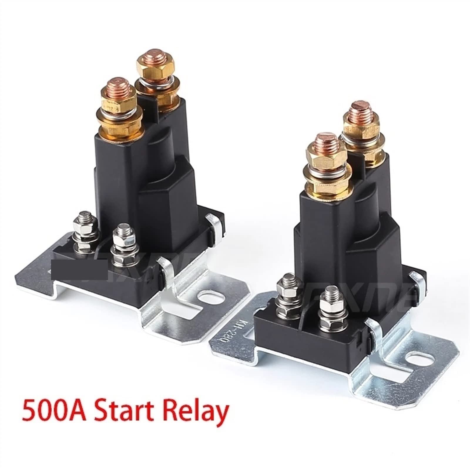 Relè di avviamento 4 Pin Grande Corrente 500A 12V 24VDC Interruttore Alimentazione for Auto Contattore Automatico Corrente Pesante 1 Pz(500A 12V DC)