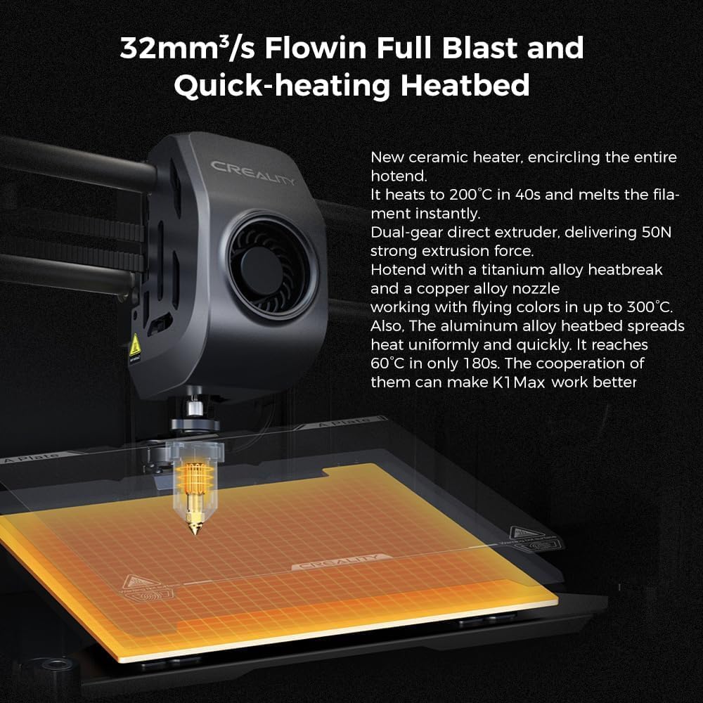 Review Creality K1 Max: Impressão 600 mm/s Testado por 7 dias
