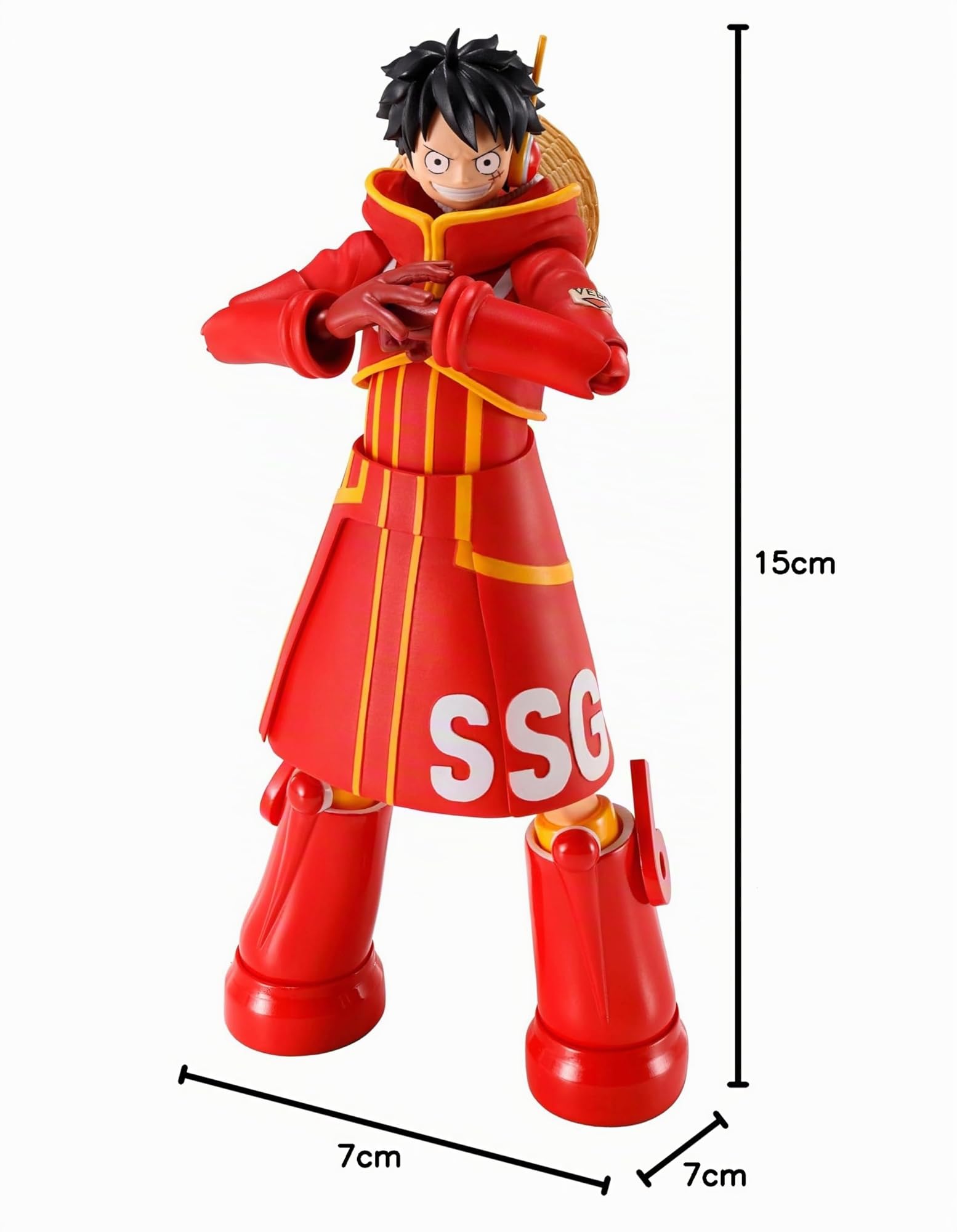Monkey d. Luffy -Future Island Egghead- Version Figura 15 cm One Piece SH figuarts