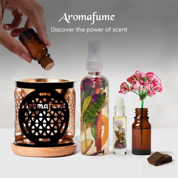 Difusor de Aromas Aromafume Flower of Life con Vela y Aceite 10ml miniatura 7